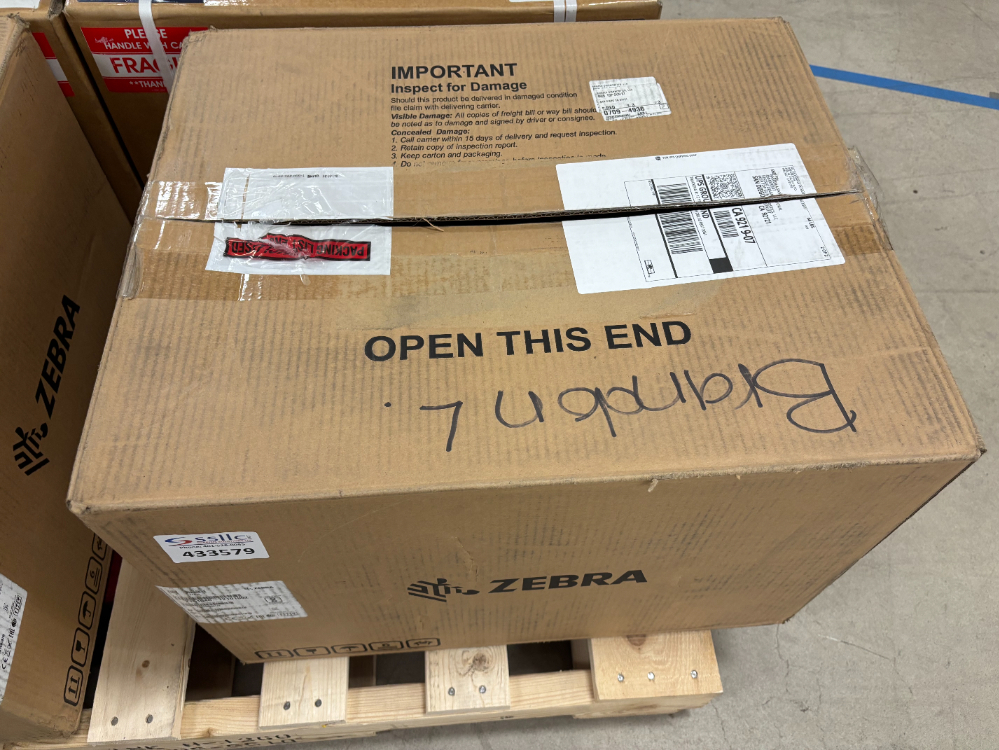 Image of Unused Zebra ZT610 Label Printer